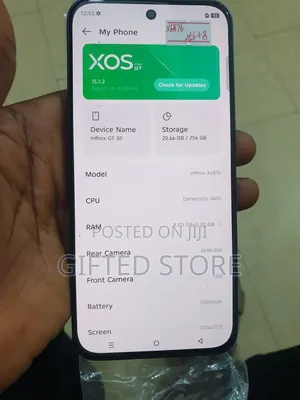 New Infinix GT 30 5G 256 GB Black