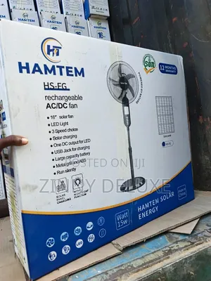 Solar Rechargeable Fans