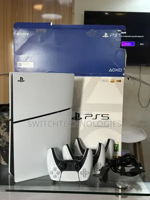 Open Box Playstation 5 Slim, 3 Pad ,5 Games Installed