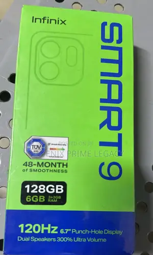 New Infinix Smart 9 128 GB Black