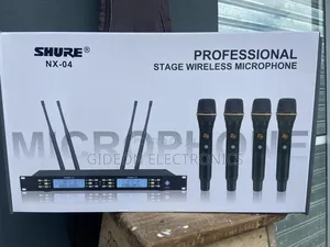 Rechargeable Battery 4 in 1 Wireless Microphone.