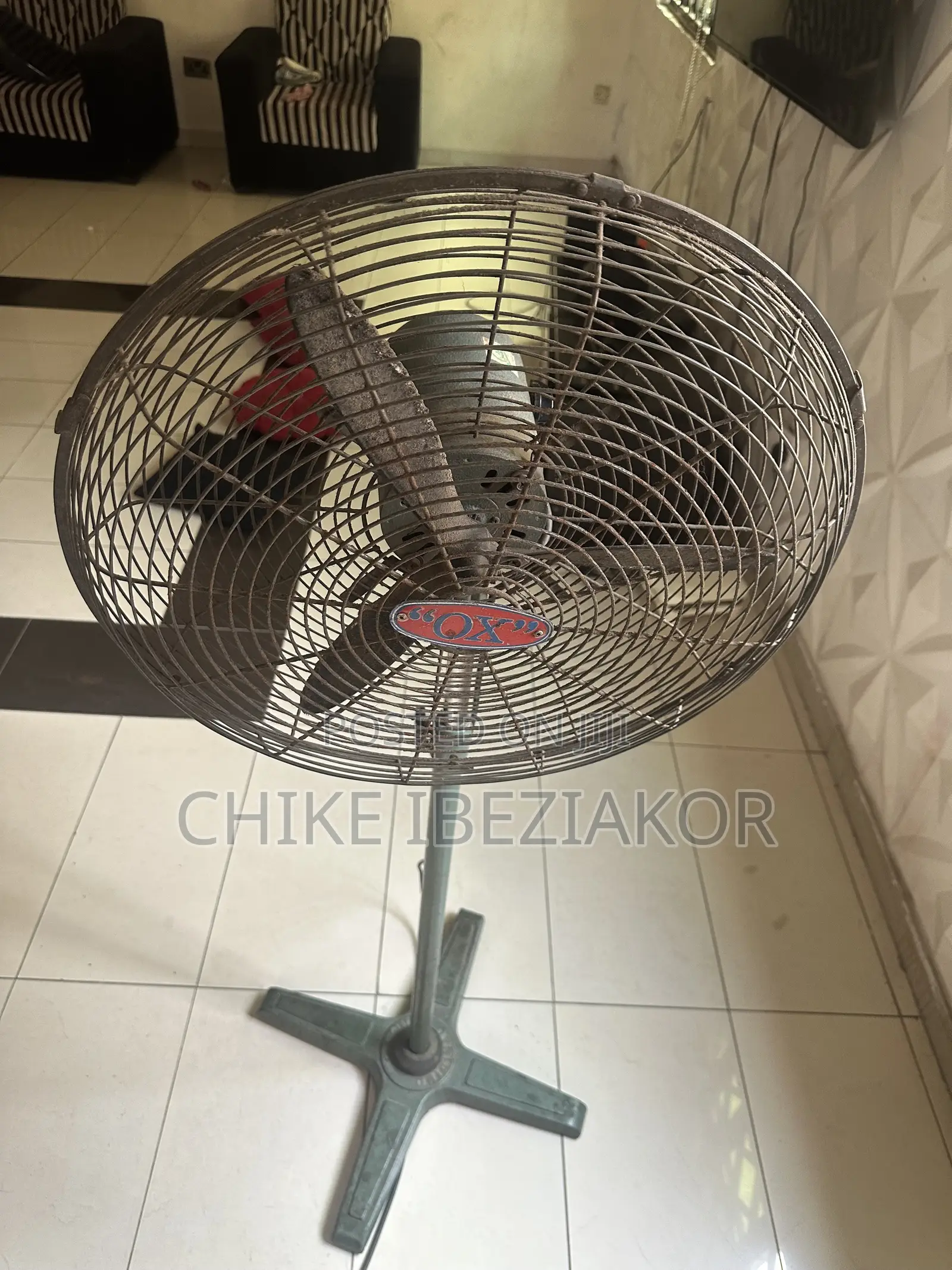 Original Ox Industrial Standing Fan 18 Inche