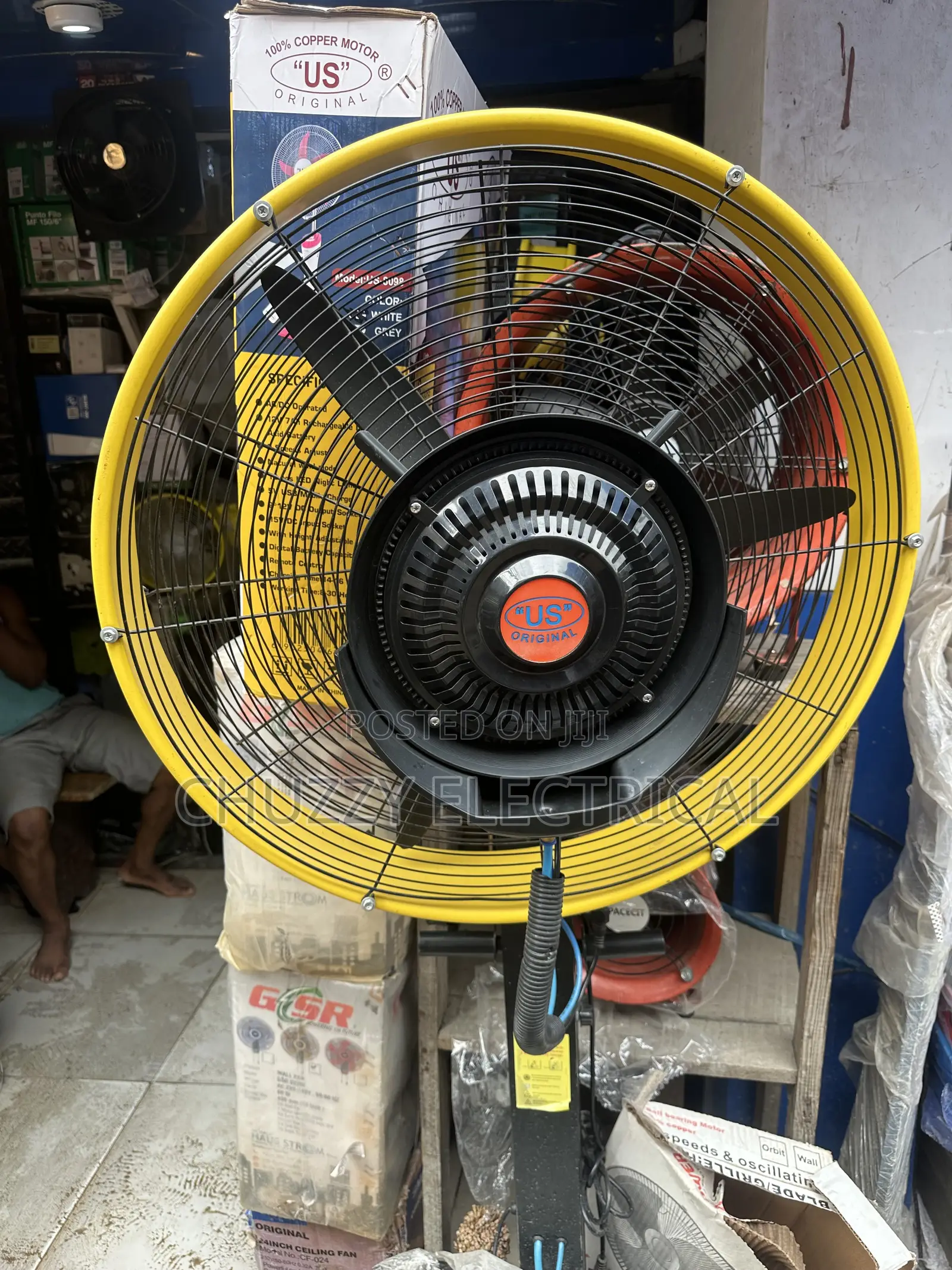 Industrial Mist Standing Fan