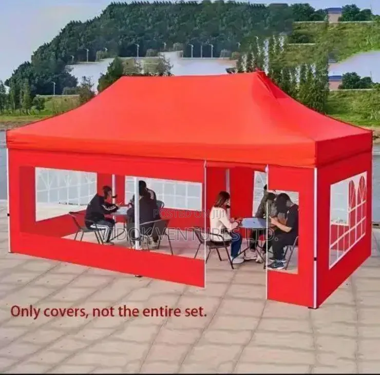 Foldable Canopy 10 X 20ft With 4 Side Covers Imported K
