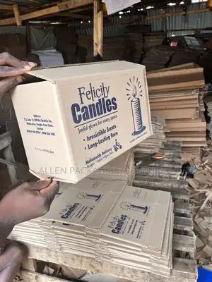 Brown Candle Carton Box