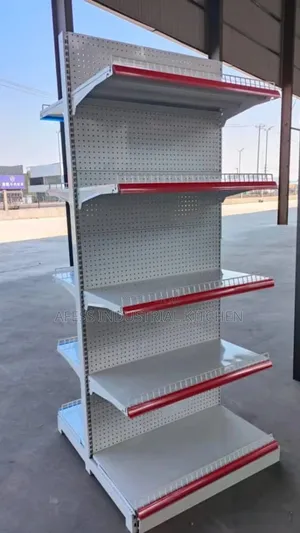 Brown Supermarket Display Shelf Single