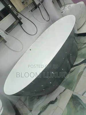 Quality Freestand Acrylic Grey+White Bathtub