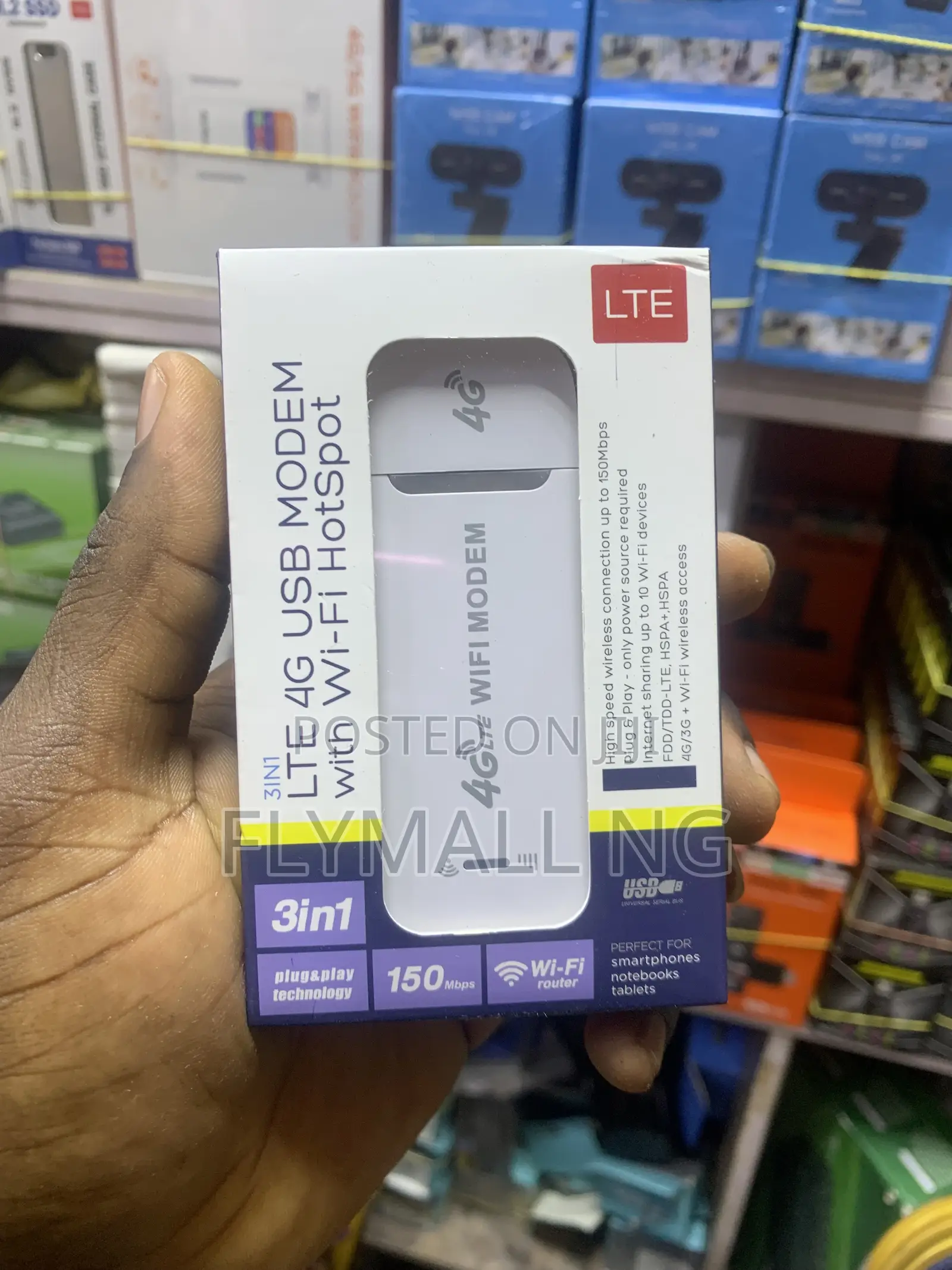 Generic Lte 4g Usb Modem With a Built-in Wi-Fi Hotspot