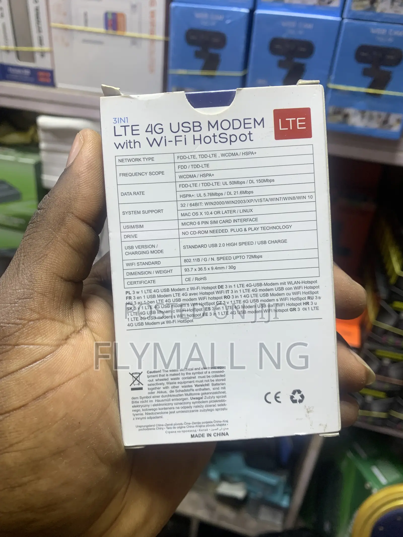 Generic Lte 4g Usb Modem With a Built-in Wi-Fi Hotspot