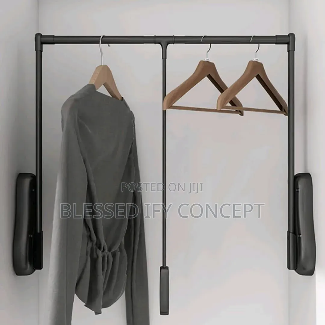 Black Pulldown Wardrobe Lifter