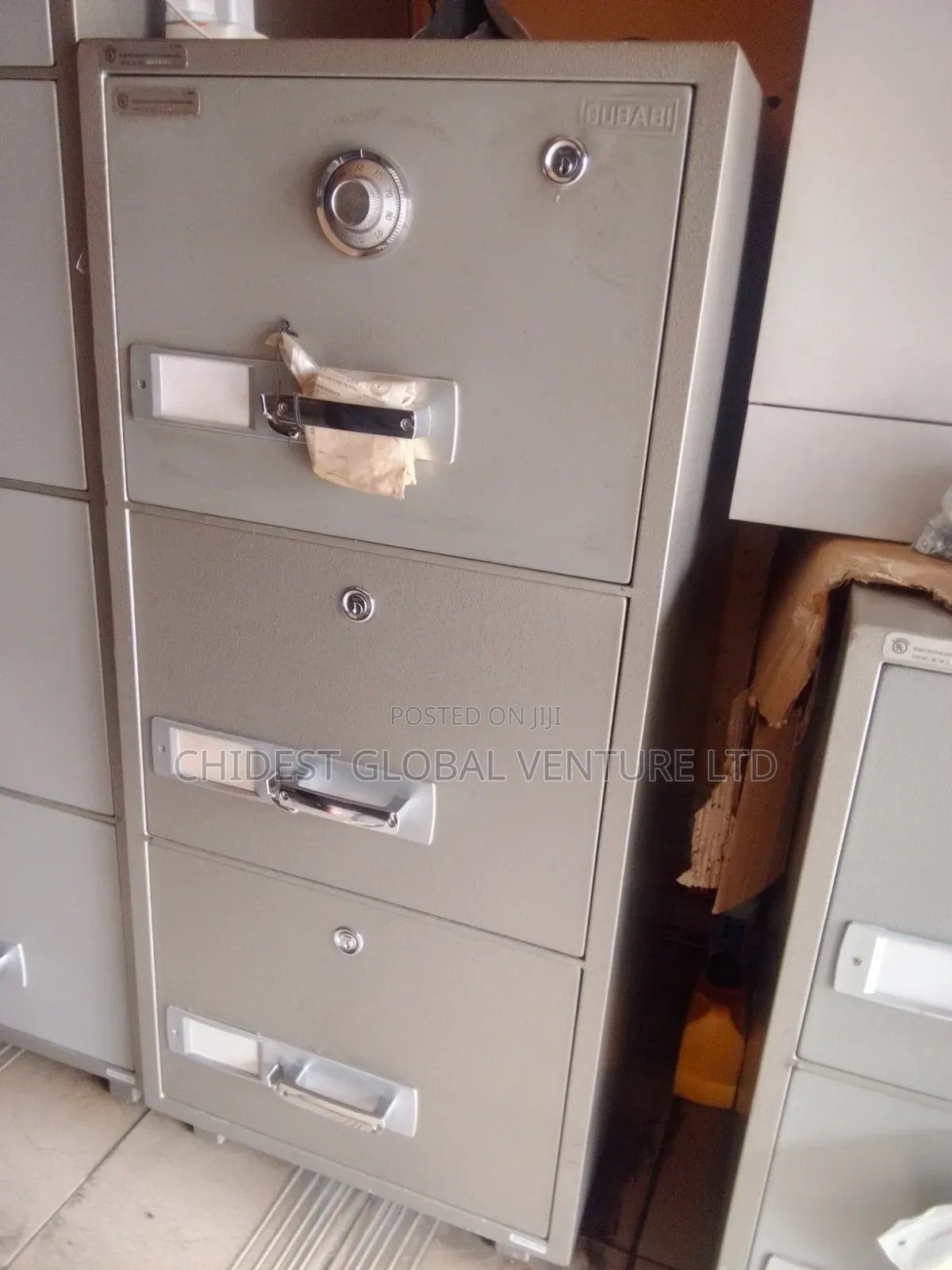 Three Drawer Fire Proof Safe