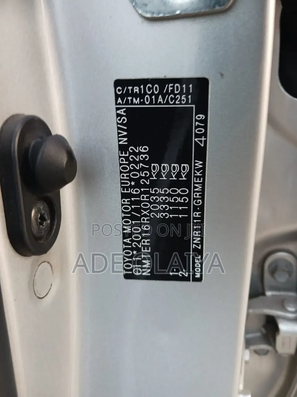 Toyota Verso 1.8 2009 Silver