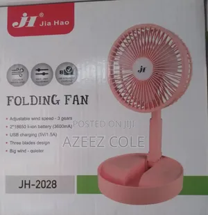 Jh 2028 Rechargeable Folding Fan
