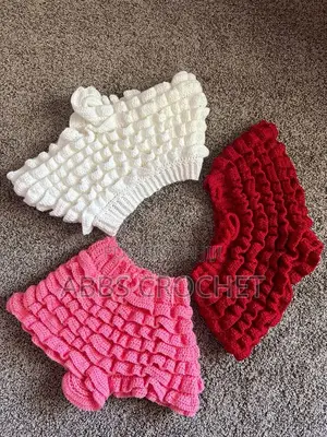 Crochet Ruffle Shorts