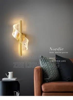 Capital S Shape Wall Bracket (Black and Gold)