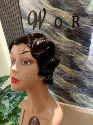 Finger Wave Human Hair Wig