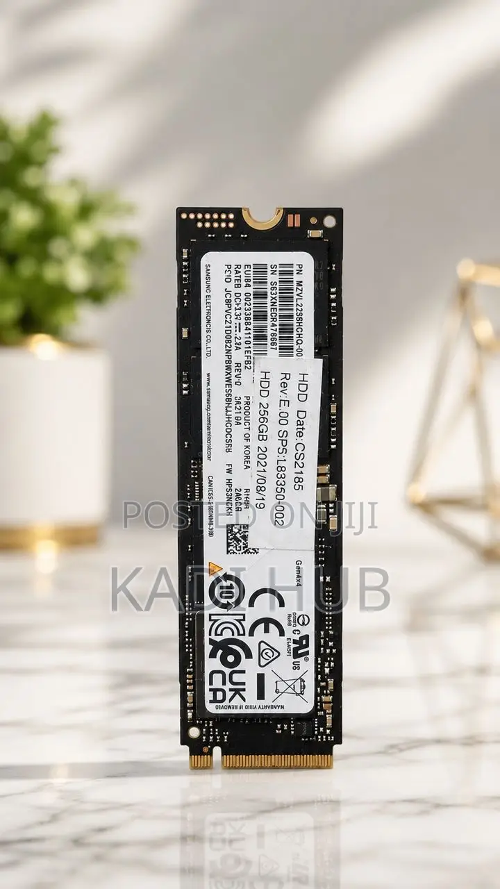 Samsung Nvme SSD 256gb