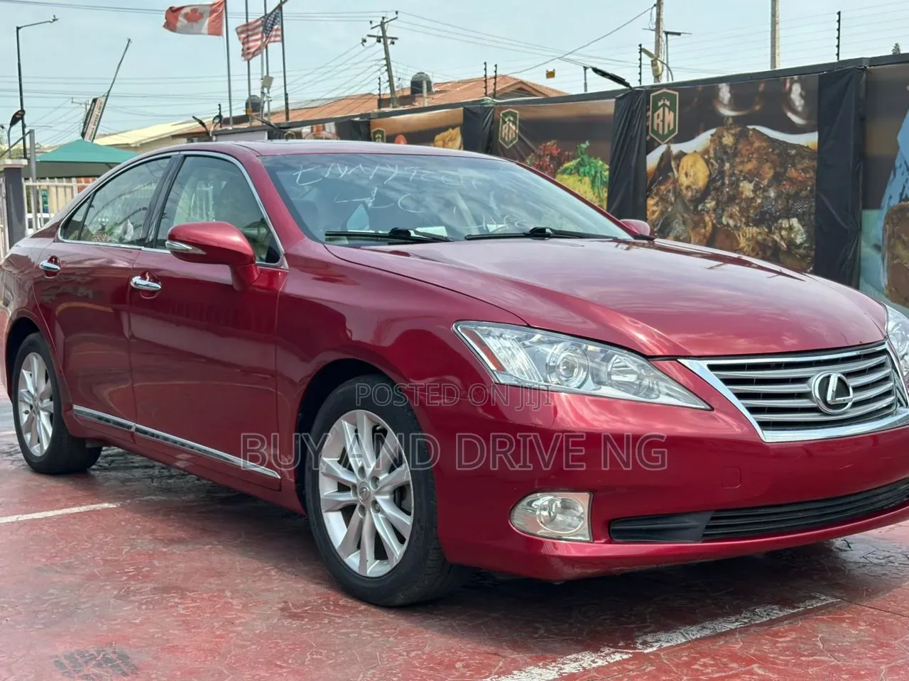 Lexus ES 2012 Red