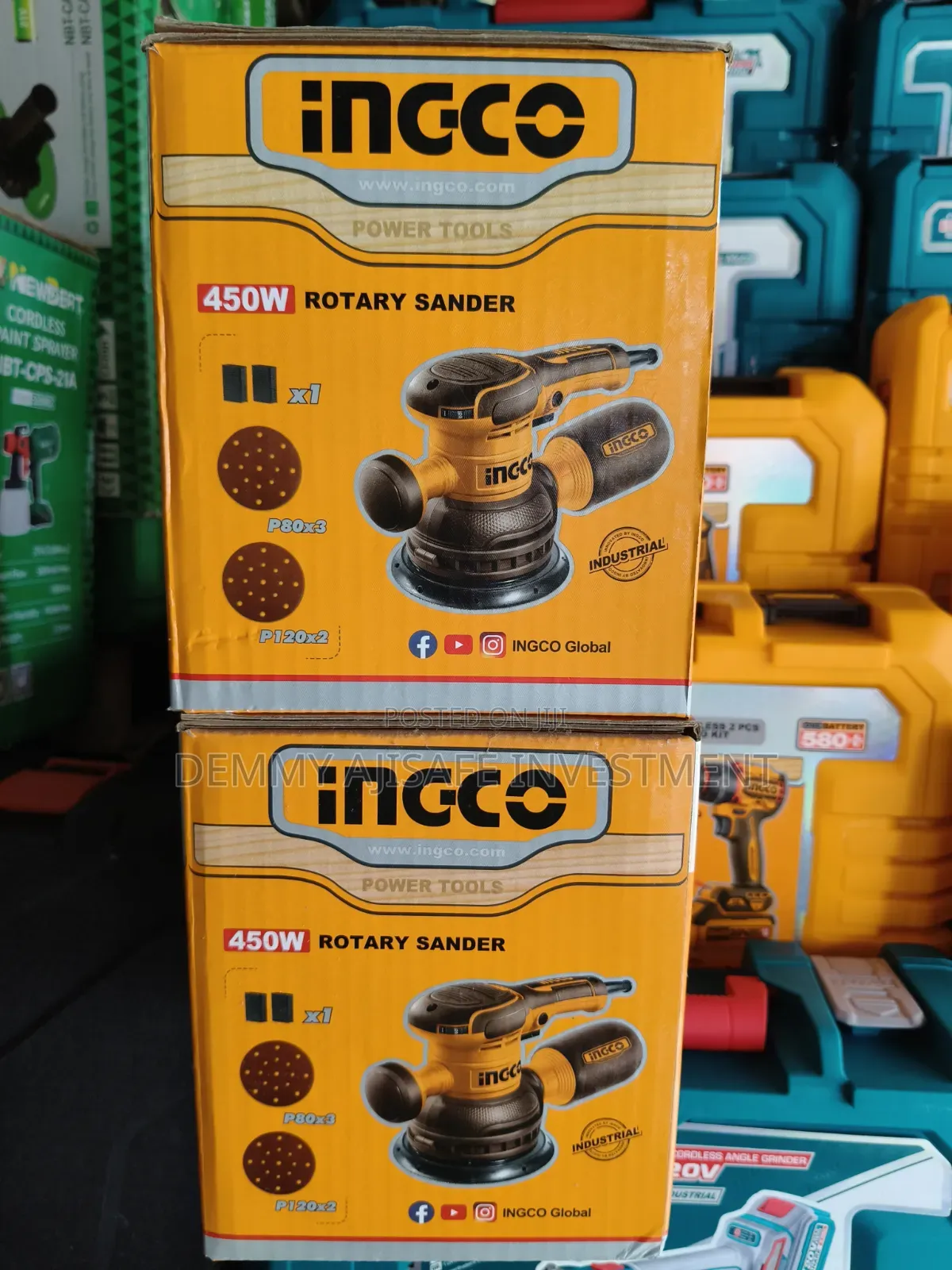 Industrial Rotary Sander 450w(Ingco)