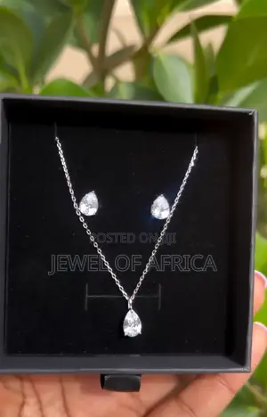 Sterling Silver Earring and Necklace Set