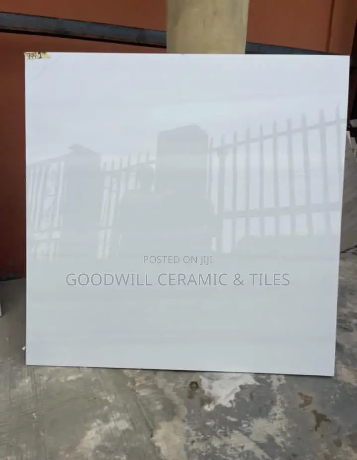 Karara Carara White Glossy Porcelain 60x60