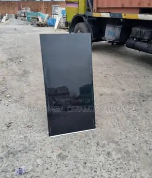 Plain Black Carara Porcelain 60x120