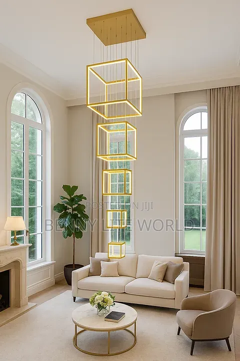 Squarus Chandelier (3in1)