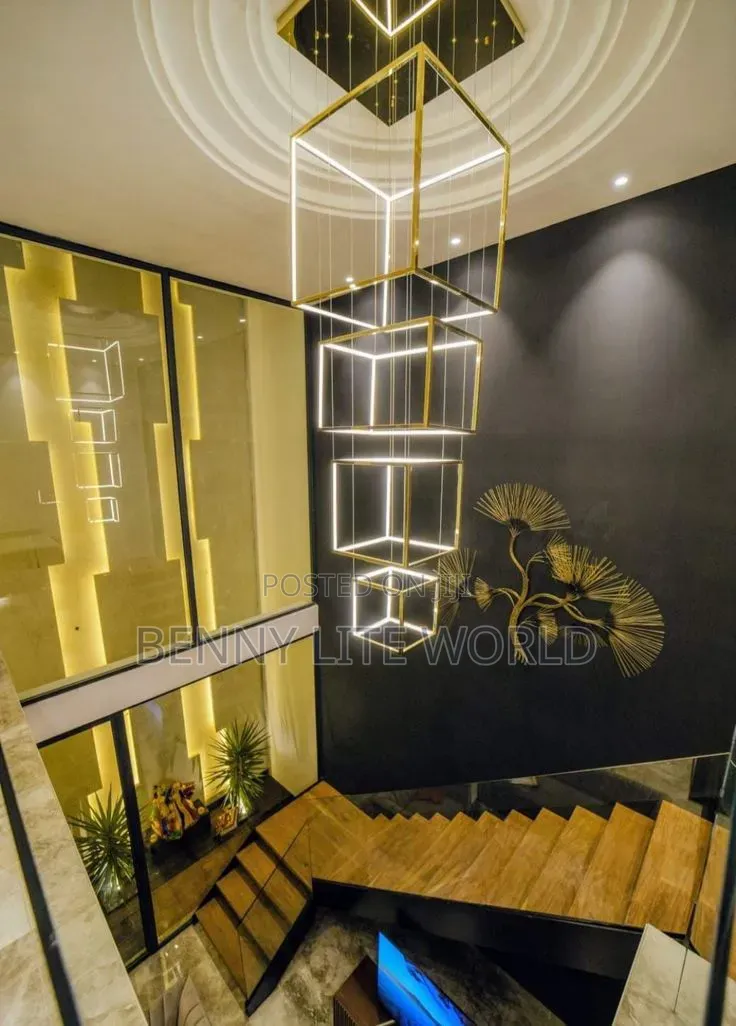 Squarus Chandelier (3in1)