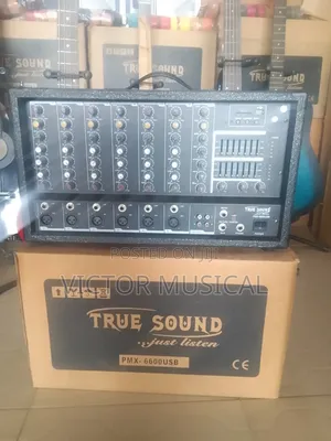 True Sound 6chanels Mixer Amp PMX-660usb