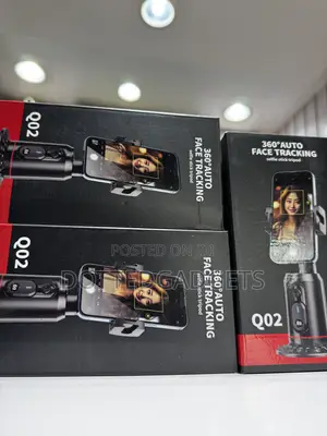 Q02 360 Degree Auto Face Tracking Selfie Stick Tripod