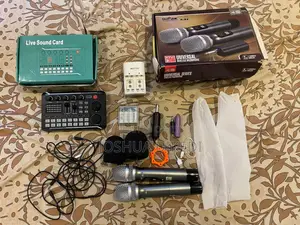 F998 Soundcard Full Streaming Set With Mics