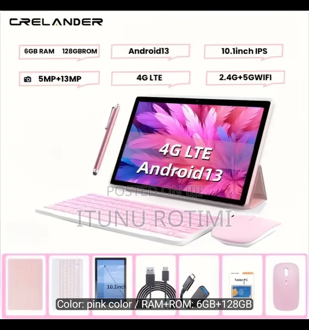 Tablet 128 GB Pink