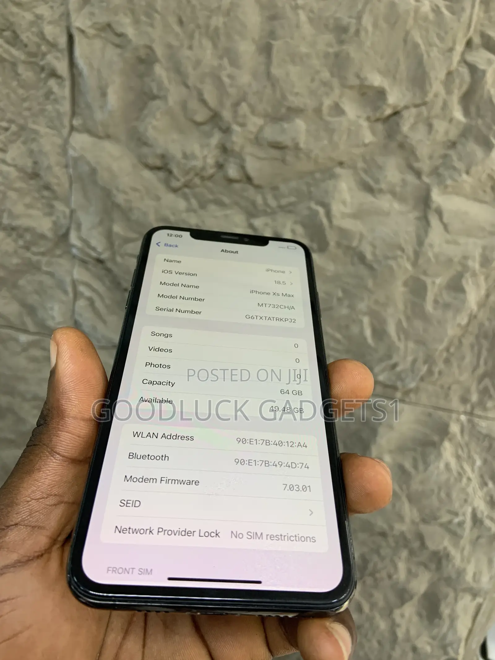Apple iPhone XS Max 64 GB Black