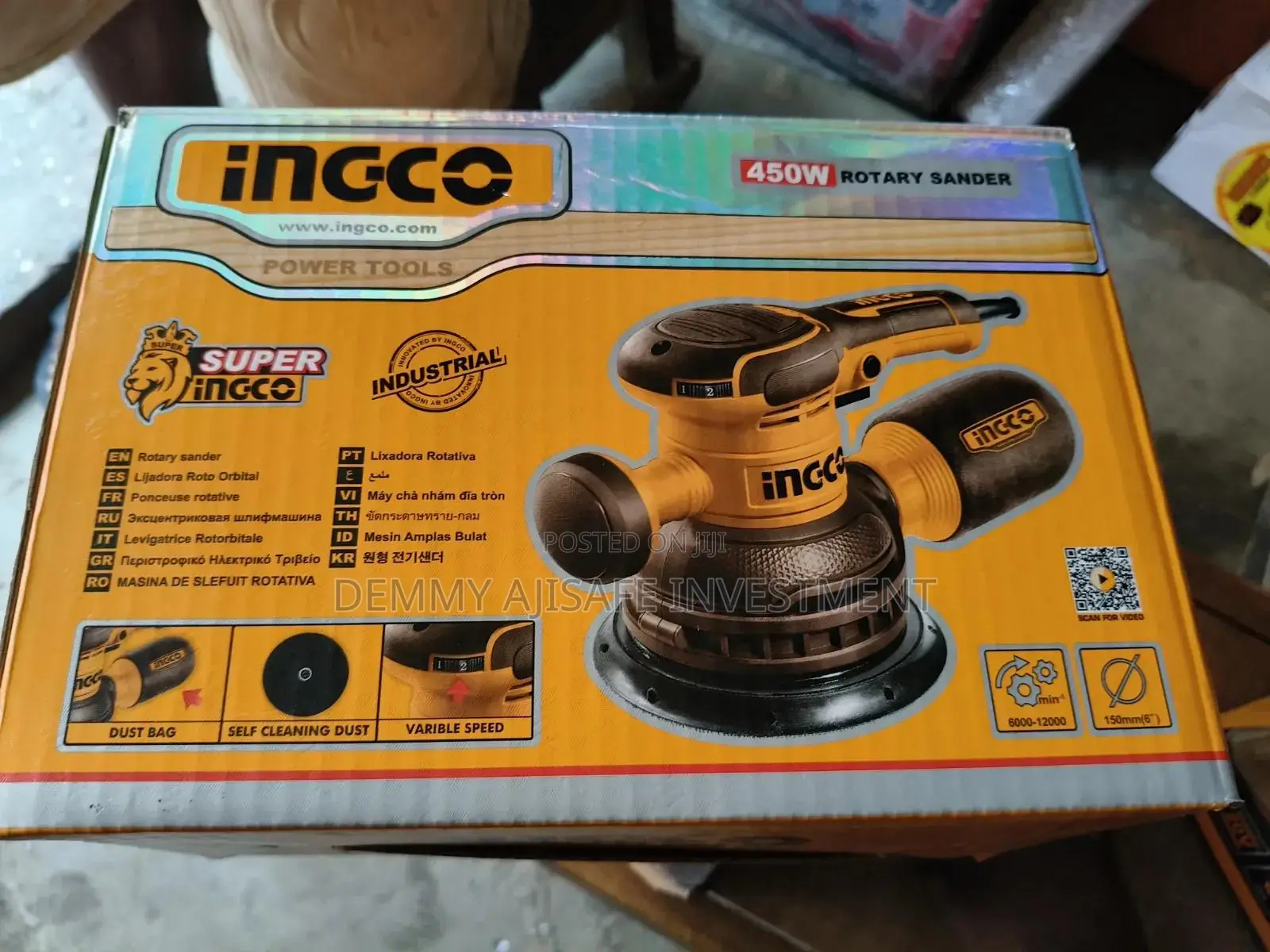 Industrial Rotary Sander 450w(Ingco)