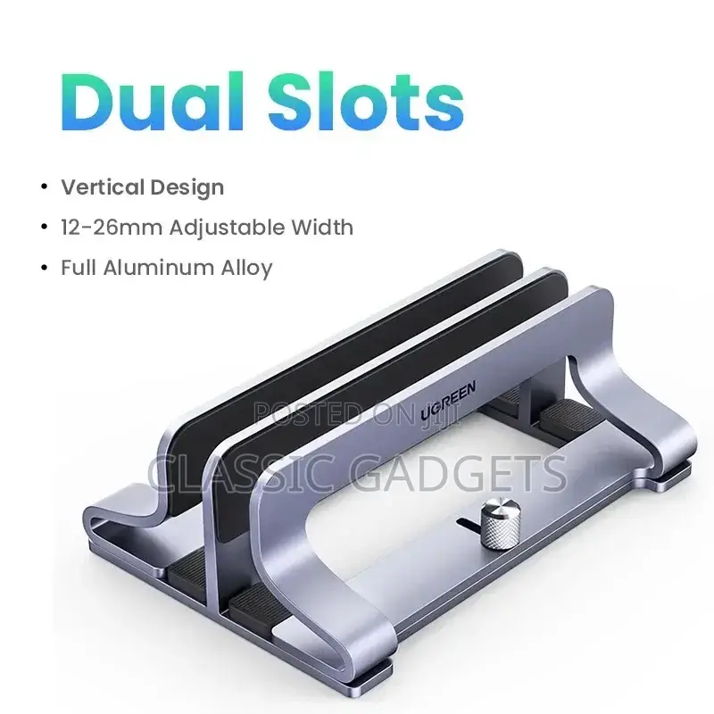 Ugreen Dual Slot Vertical Holder for Laptops