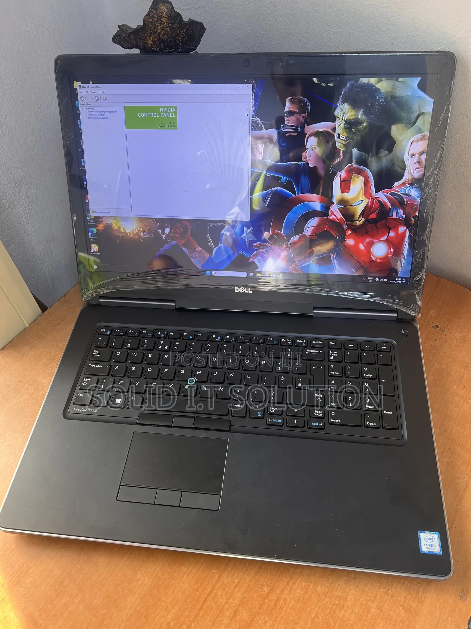 Laptop Dell Precision 7720 32GB Intel Core i7 SSD 512GB
