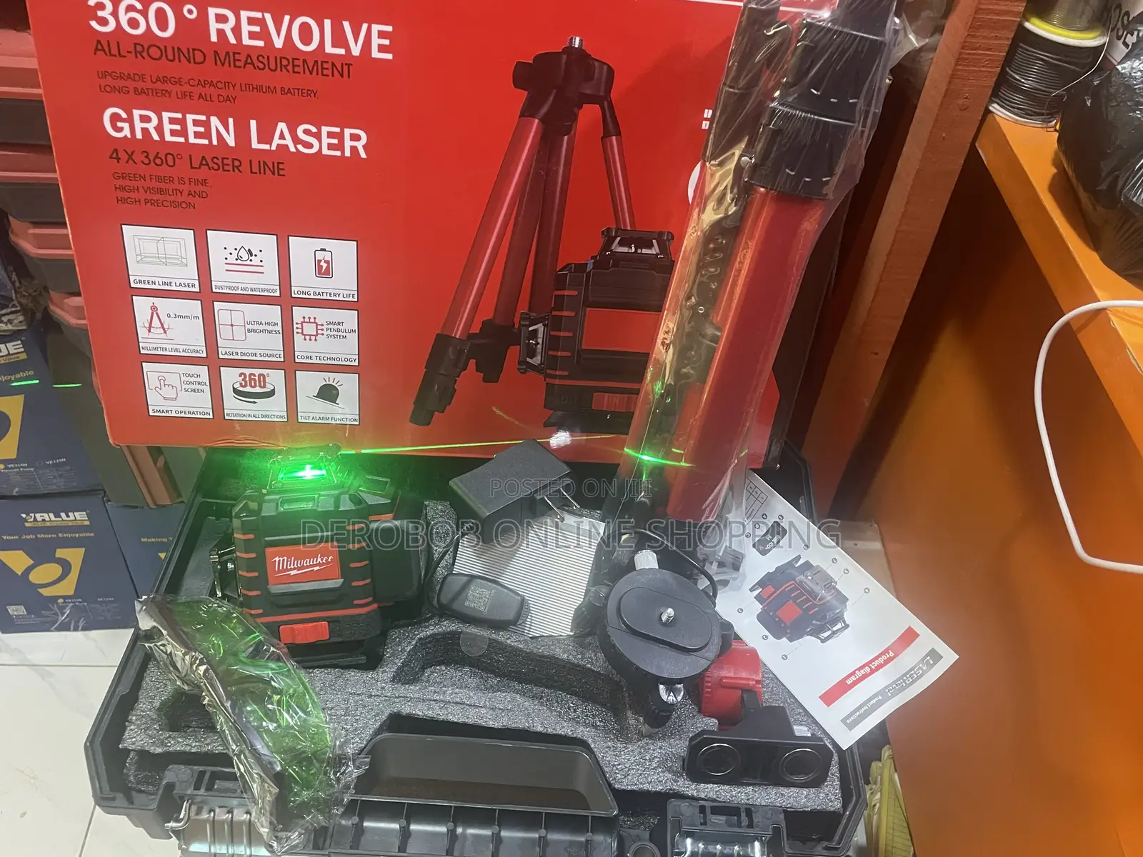 16 Line's Green Laser Level