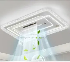 Modern Invisible Bladeless Led Ceiling Fan Light Restaurant Fan Lamp