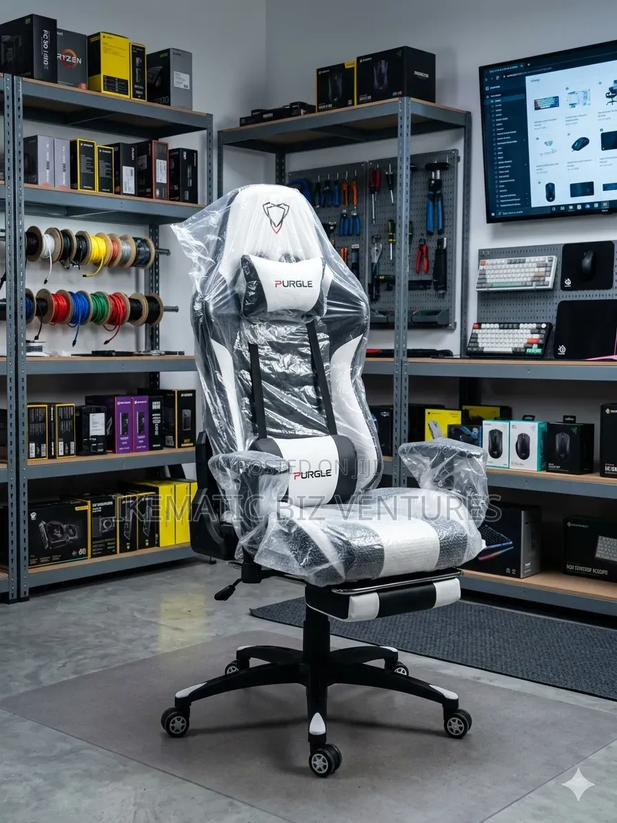 Black and White Gaming Chair