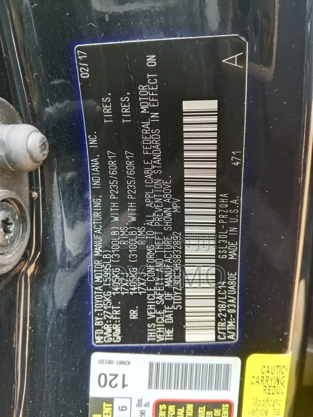 Toyota Sienna 2017 Black