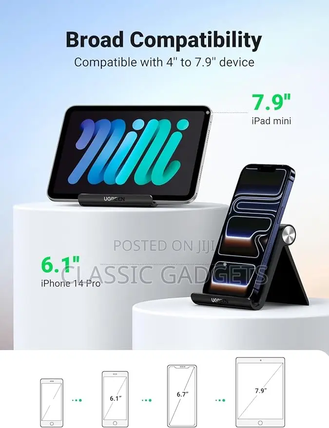 Ugreen Adjustable Desktop Stand for Mobile Phones