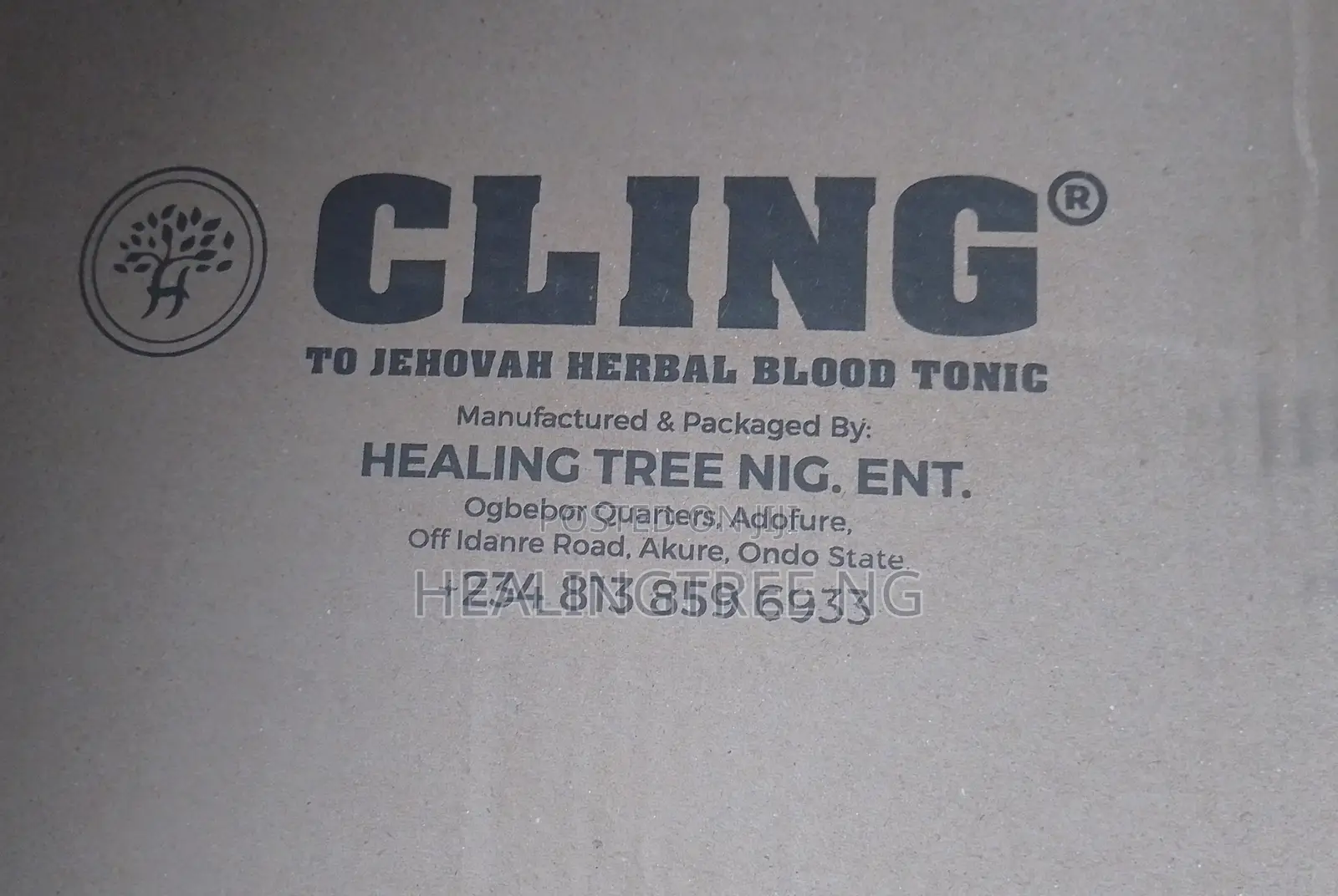 Cling Herbal Blood Tonic (Bulk Sales)