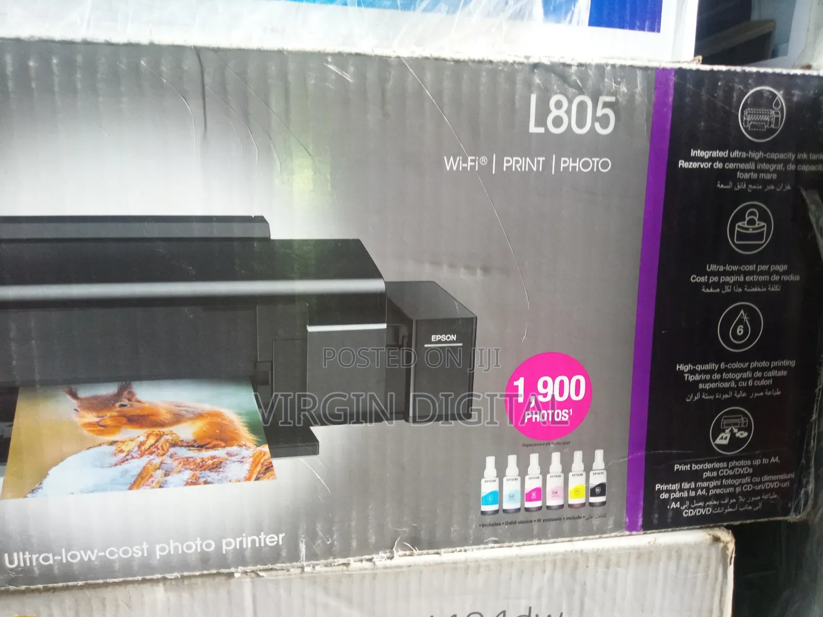Epson Printer Ecotank L805 for I.D Card