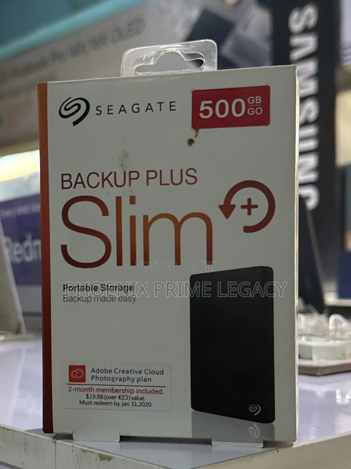 Seagate Backplus Slim 500gb