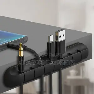Self Adhesive Cable Organizer Clip With 7 Holes