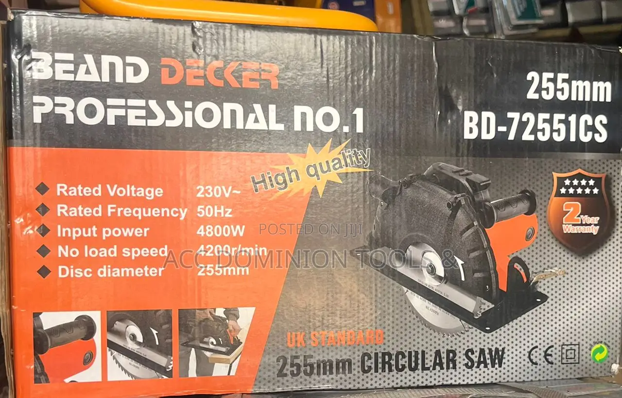 Circular Saw for Wood Construction Work