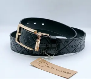 Simply Branded Buckle Leather Belts