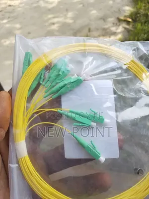 Fiber Optic Pigtails – Simplex Lc Apc (Yellow/Green) at 400