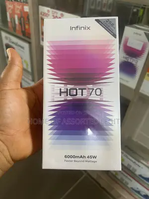New Infinix Hot 70 256 GB Silver