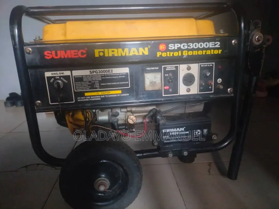 Barely Used Sumec Fireman 2.8kva Generator Fireman
